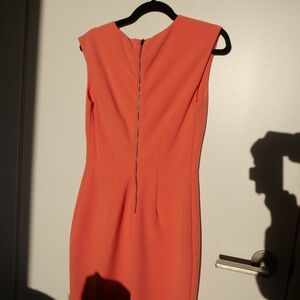 Banana Republic Elegant Coral Sleeveless Dress